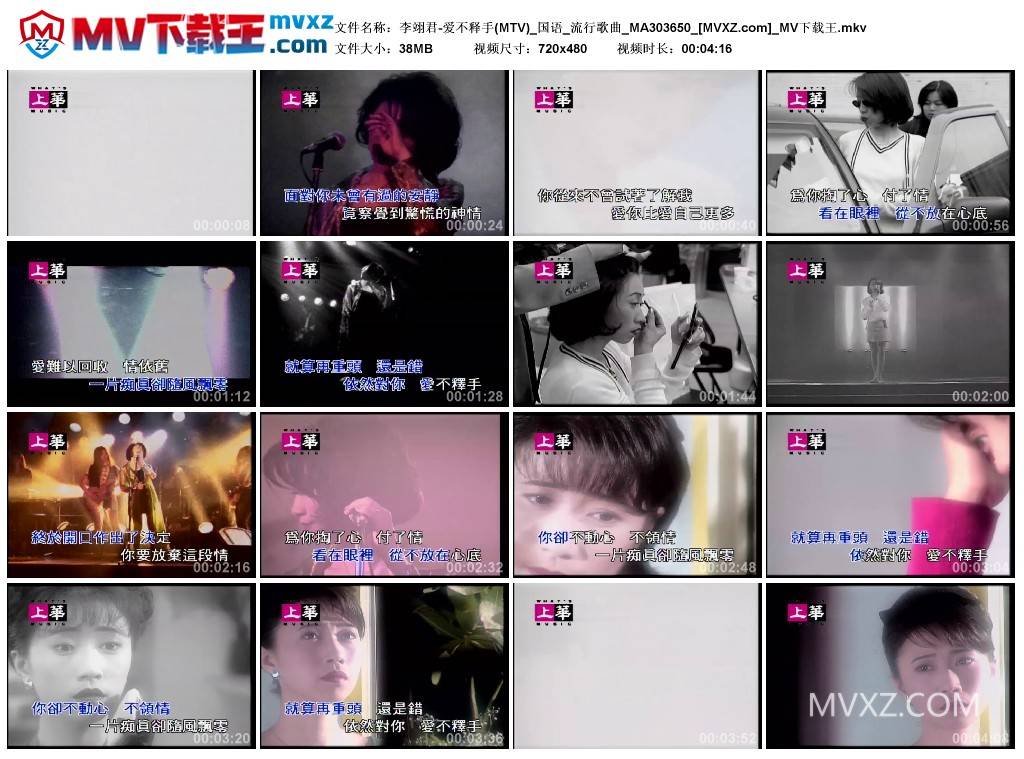 李翊君-爱不释手(MTV)_国语_流行歌曲_MA303650
